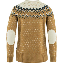 Övik Knit Sweater Women BUCKWHEAT BROWN-CHALK WHITE / S