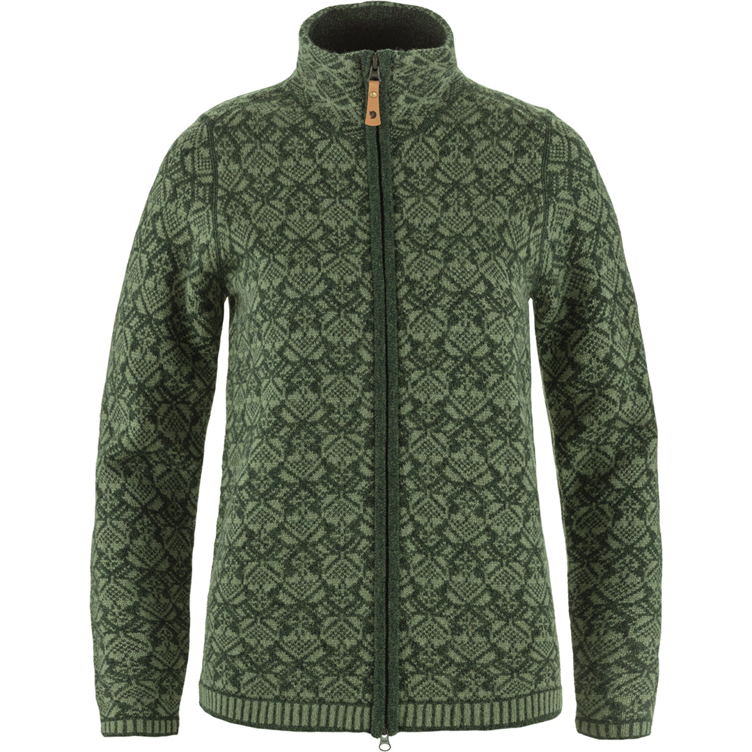Snow Cardigan Women DEEP FOREST / S