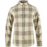 Övik Heavy Flannel Shirt Women FOG-CHALK WHITE / S