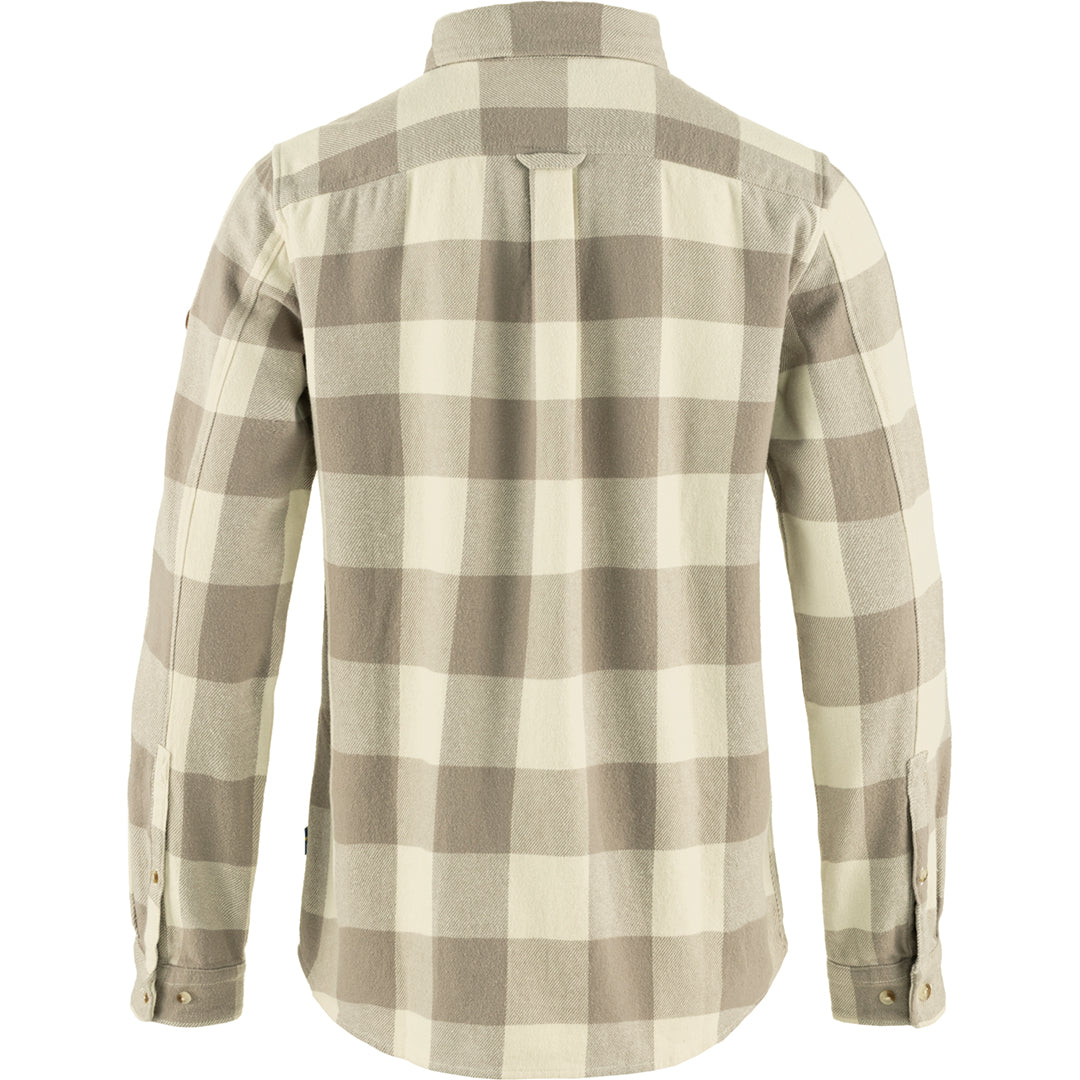 Övik Heavy Flannel Shirt Women FOG-CHALK WHITE / S