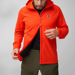 Expedition Fleece Hoodie Men FLAME ORANGE / S