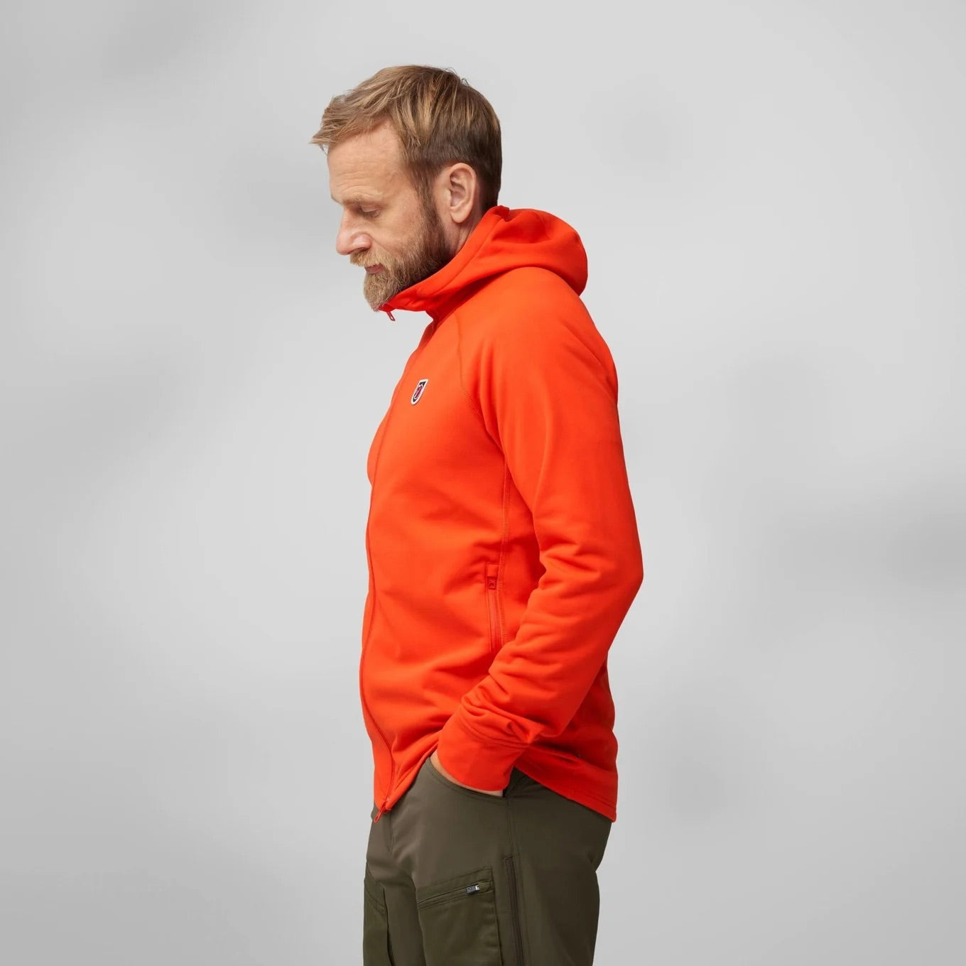 Expedition Fleece Hoodie Men FLAME ORANGE / S