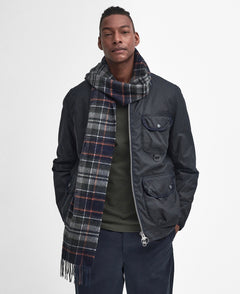 New Check halsduk SAND BEIGE PLAID / EN STL