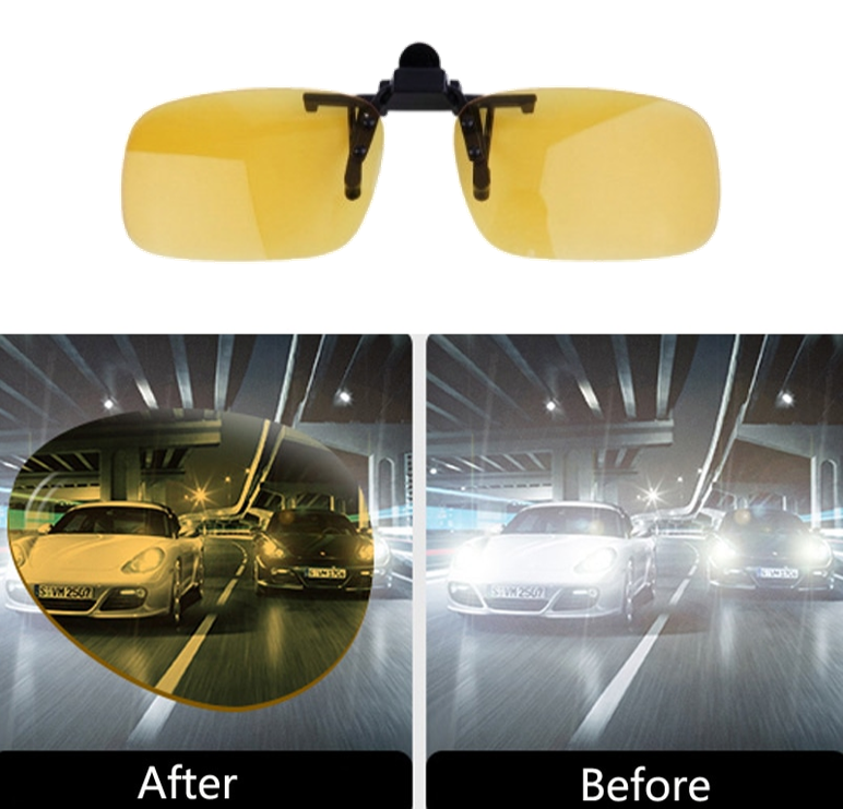 UV-glasögon - Clip-On GUL / ONE SIZE