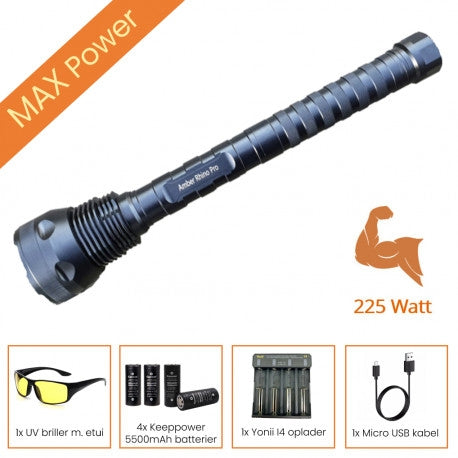 Amber Rhino PRO 225w - Starter kit SVART / ONE SIZE