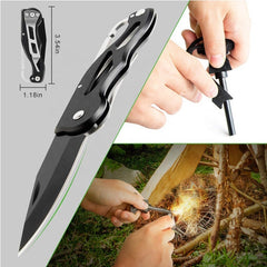 18-in-1 Survival & Emergency Kit SVART/SILVER / ONE SIZE
