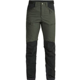 Makke Womens High Waist Curved Pant FOREST GREEN/BLACK / 34