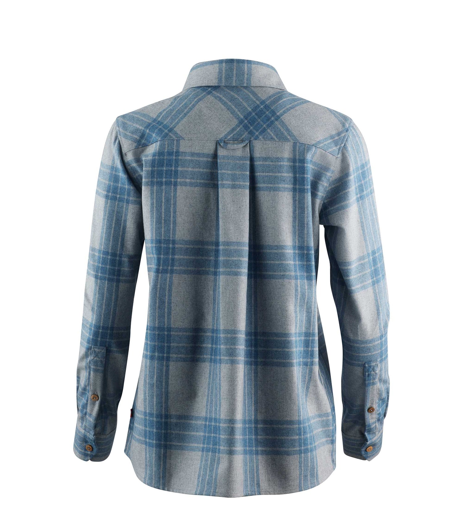 Reborn woolshirt Women CHECK LIGHT GREY/JEANS / XS