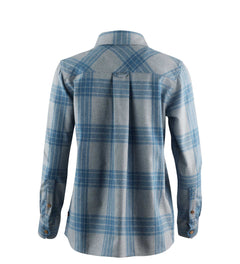 Reborn woolshirt Women CHECK LIGHT GREY/JEANS / XS