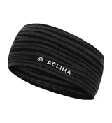 WarmWool Headband BLACK MOTION / EN STORLEK