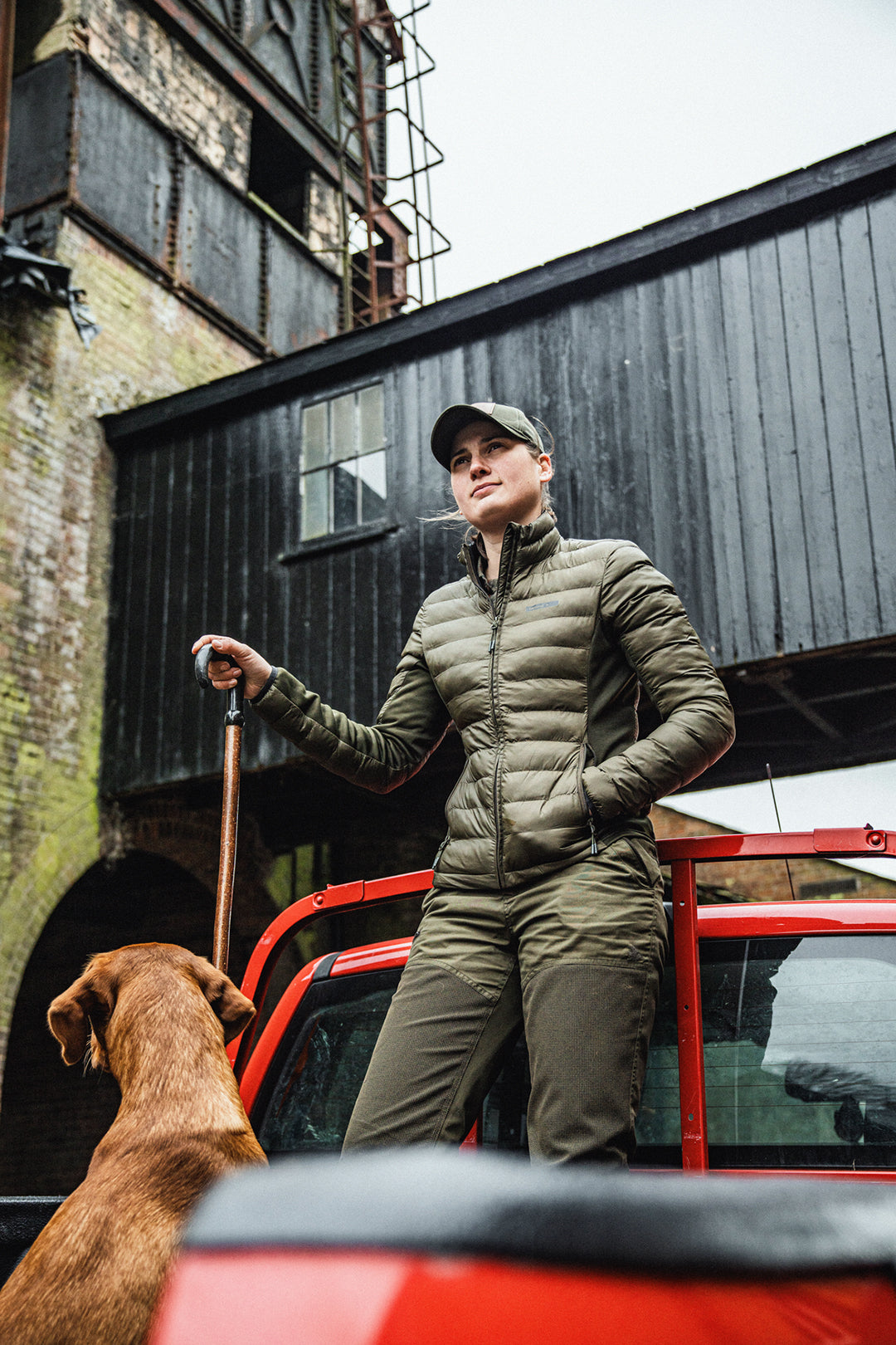 Therma Jacka - Dam LIGHT PINE / XS