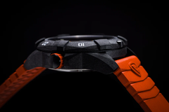 Carbon Composite Dive Series 10040 Svart Orange Med Orange Armband SVART ORANGE MED ORANGE ARMBAND / 1 ST