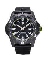 Carbon Composite Dive Series 1005 Svart Grön Med Svart Armband SVART GRÖN MED SVART ARMBAND / 1 ST