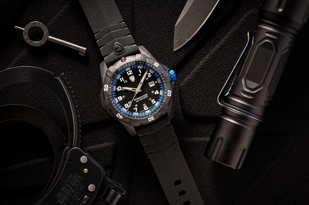 Carbon Composite Dive Series 1005 Svart Grön Med Svart Armband SVART GRÖN MED SVART ARMBAND / 1 ST