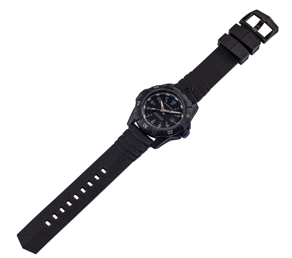 Carbon Composite Dive Series 1010 USMC SVART MED SVART ARMBAND / 1 ST / EN STL