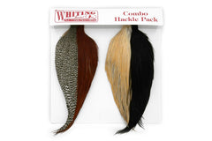 Indtroductory Hackle Pack, Four 1/2 capes MIXED / ONE SIZE