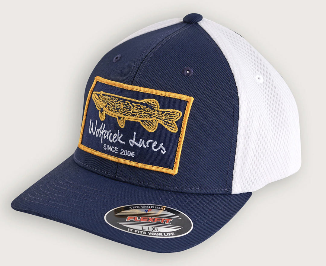 Pike Patch Airmesh Flexfit NAVY/WHITE / S/M