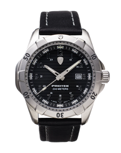 ProTek Dive Series 2000 Stål BORSTAT STÅL SVART URTAVLA SVART ARMBAND / 1 ST / EN STL