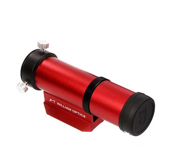 William UniGuide 32 mm Mini Guide Scope med universal glidbas, röd 1 ST