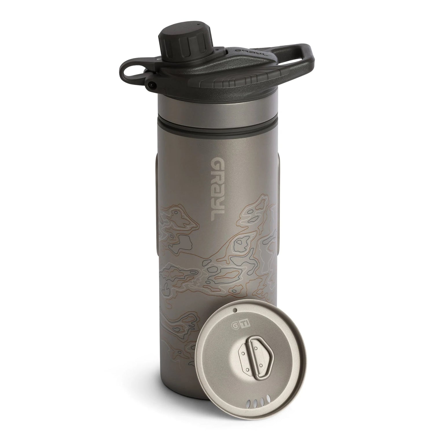 GeoPress Purifier Titan 710 ml COVERT BLACK / ONE SIZE