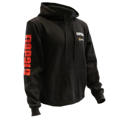 Hoodie Design 5 BLACK / KIDS 140