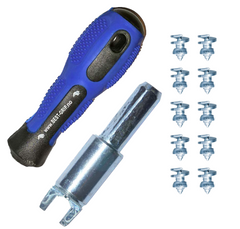 Skruvdubb för kängor och skor - inkl verktyg LÅNG