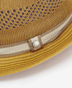 Craster Trilby Summer Hat Men DK TAN / S