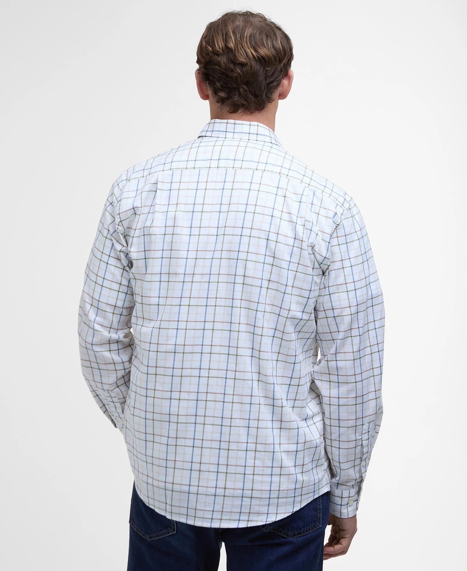 Caswell Tattersall Regular Fit Shirt Men PINE GREEN / S