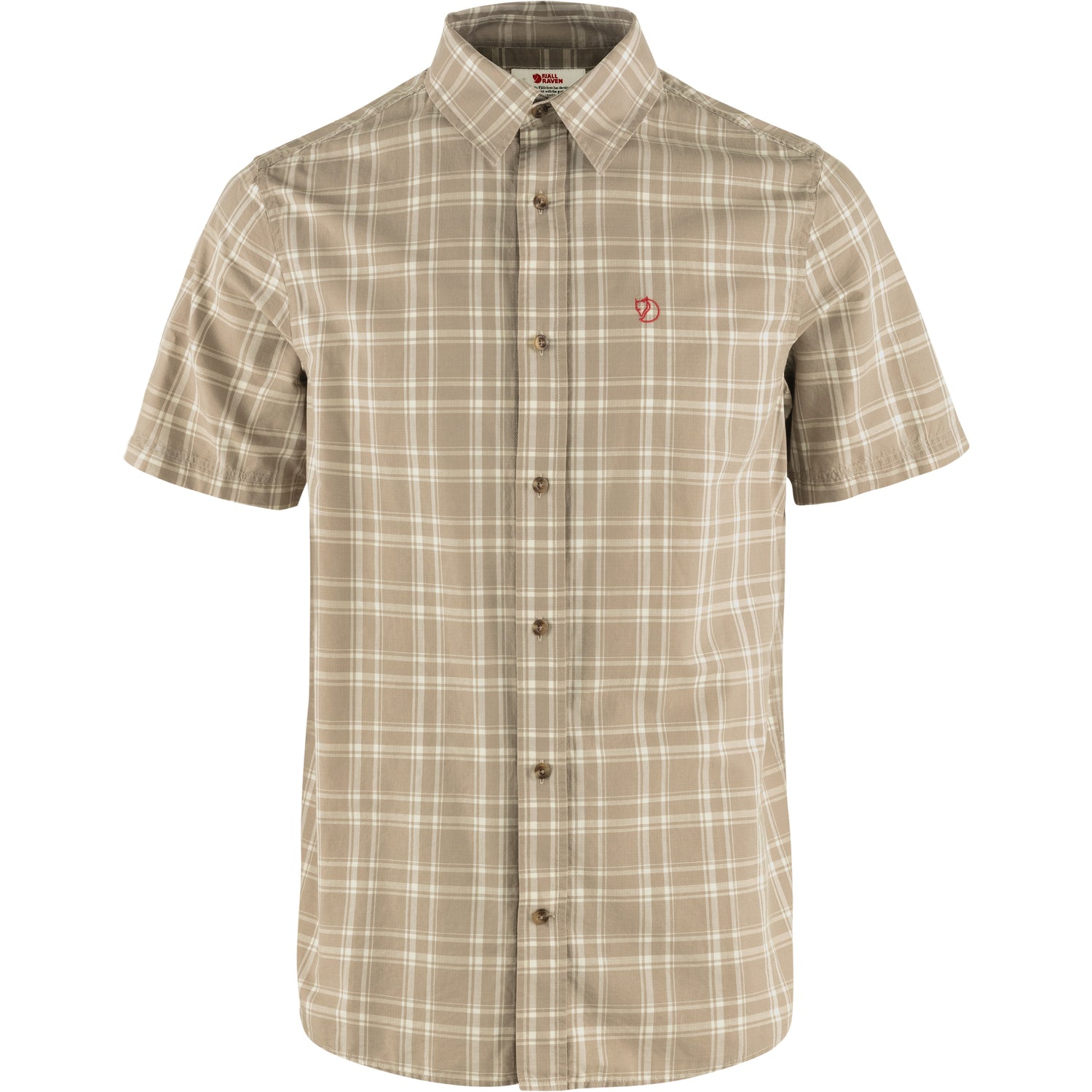 Övik Lite Shirt SS Men FOSSIL-CHALK ROSE / S