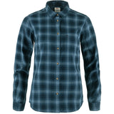 Övik Flannel Shirt Women DARK NAVY-INDIGO BLUE / XS