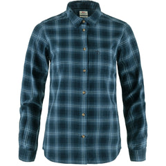Övik Flannel Shirt Women DARK NAVY-INDIGO BLUE / XS