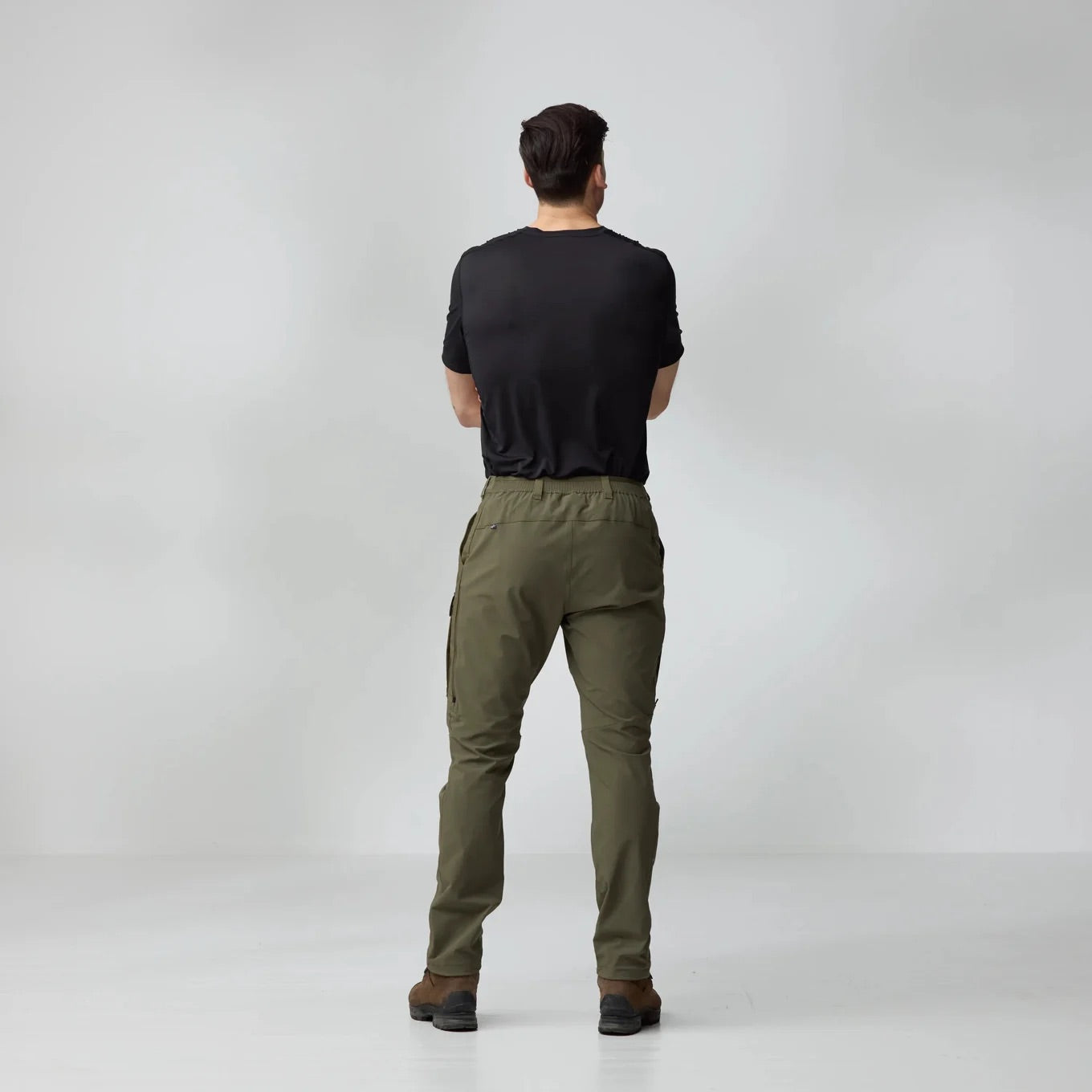 Abisko Hybrid Trail Trousers Men BLACK / 46/R