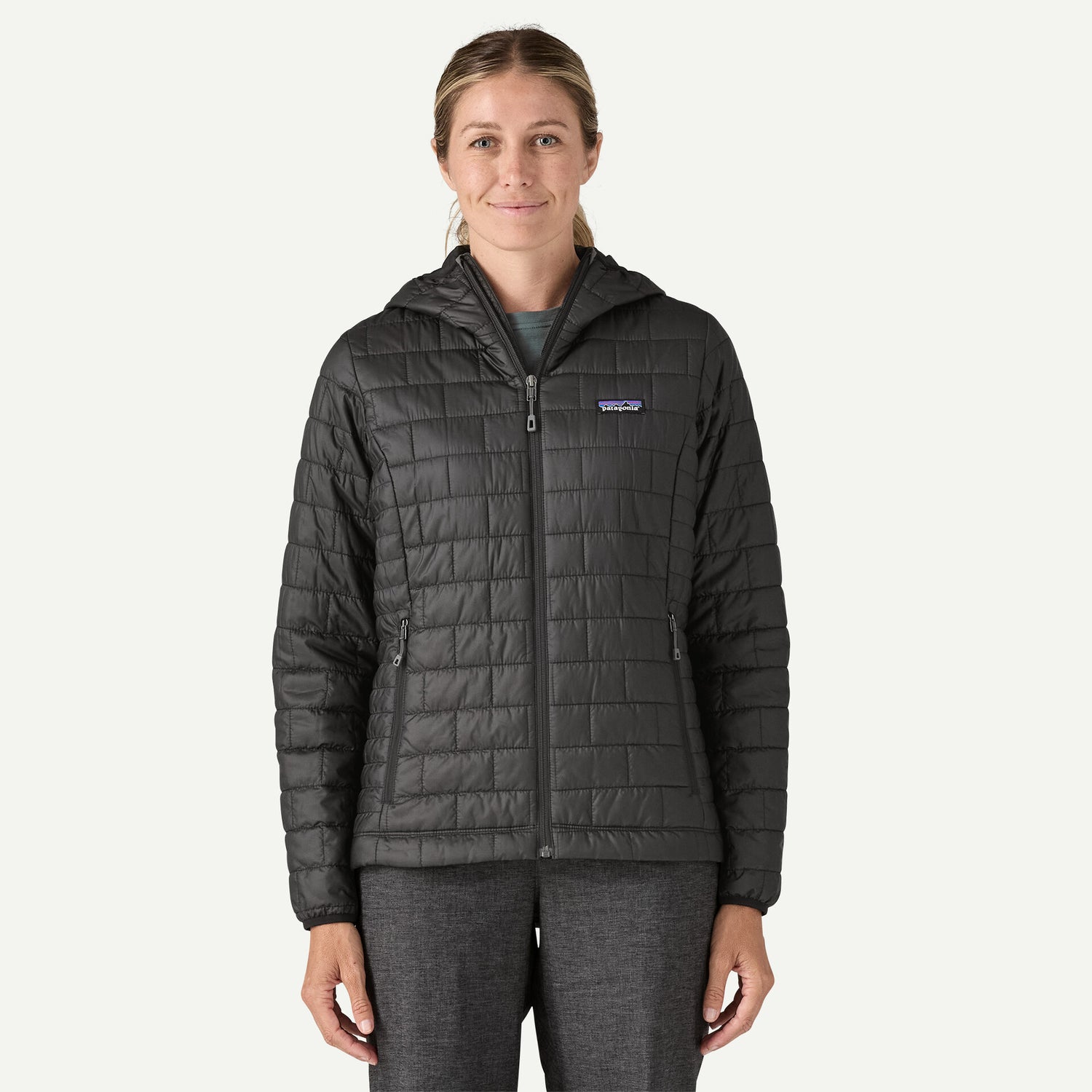 Women's Nano Puff Hoody BLACK / XS