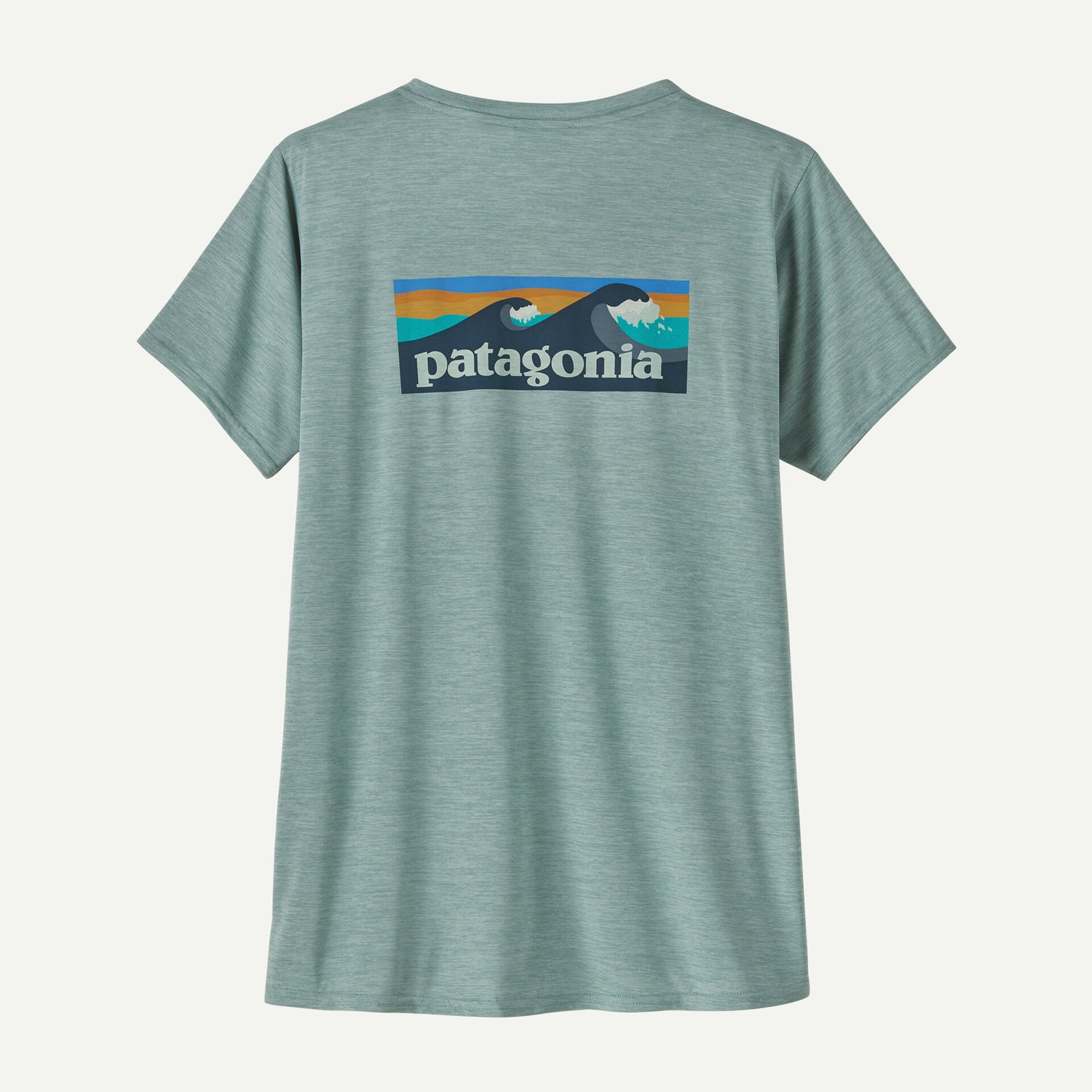 Women's Cap Cool Daily Graphic T-Shirt - Waters BOARDSHORT LOGO: THERMAL BLUE X-DYE / XL
