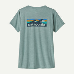 Women's Cap Cool Daily Graphic T-Shirt - Waters BOARDSHORT LOGO: THERMAL BLUE X-DYE / XL