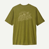 Men's Cap Cool Daily Graphic T-shirt - Lands WIND RUNNER: GRAZE GREEN X-DYE / XS