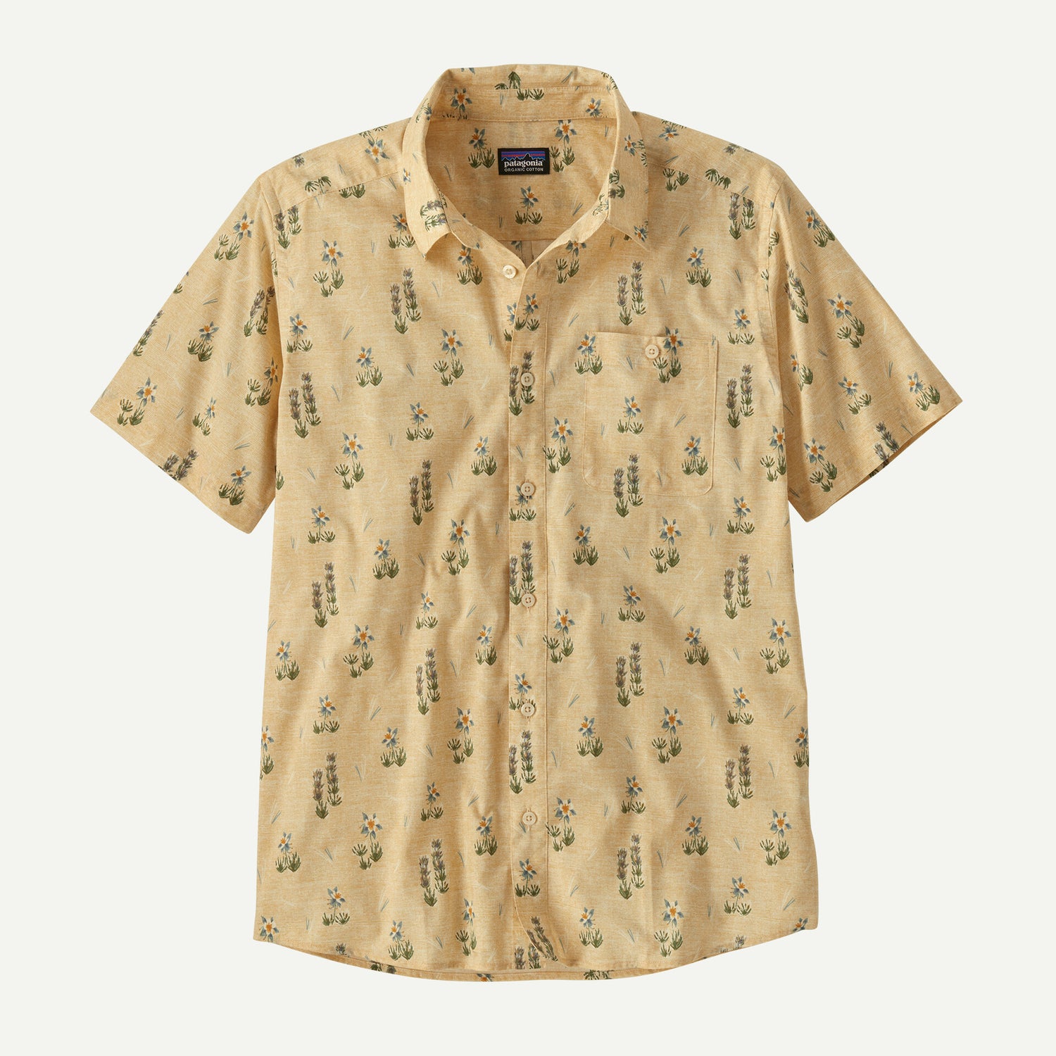 Men's Go To Shirt LUPINE TRAIL: BEESWAX TAN / S