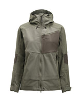 Tived Stretch Hybrid Womens Jacket ALOE GREEN/FOREST GREEN / XS