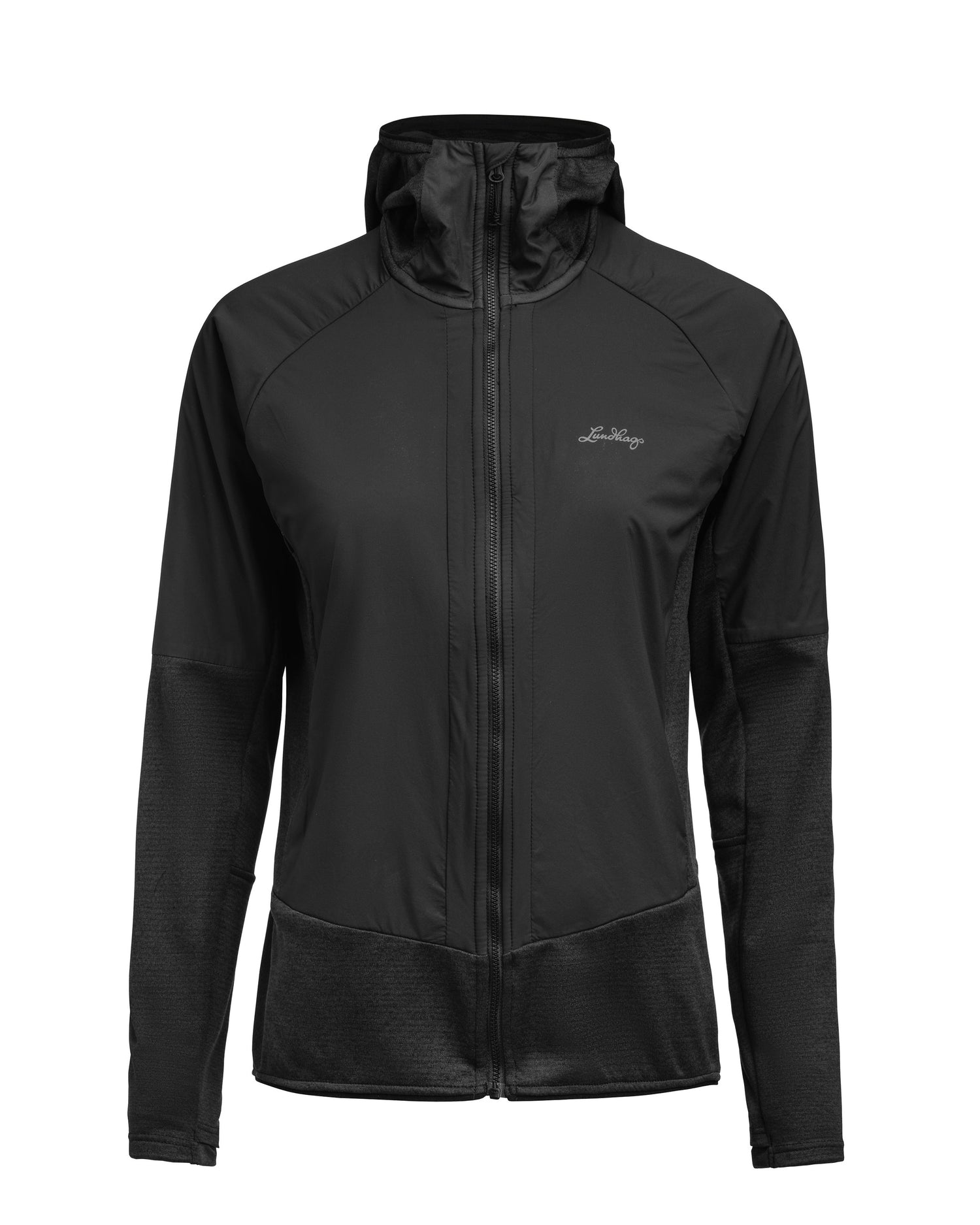 Padje Windbreaker Womens Hoodie BLACK / XS