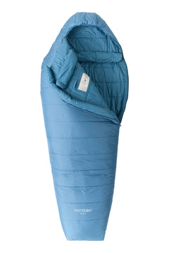 Syntetsovsäck Bjarni Wide Mummy Sleeping Bag (+0) AEGAN BLUE / M