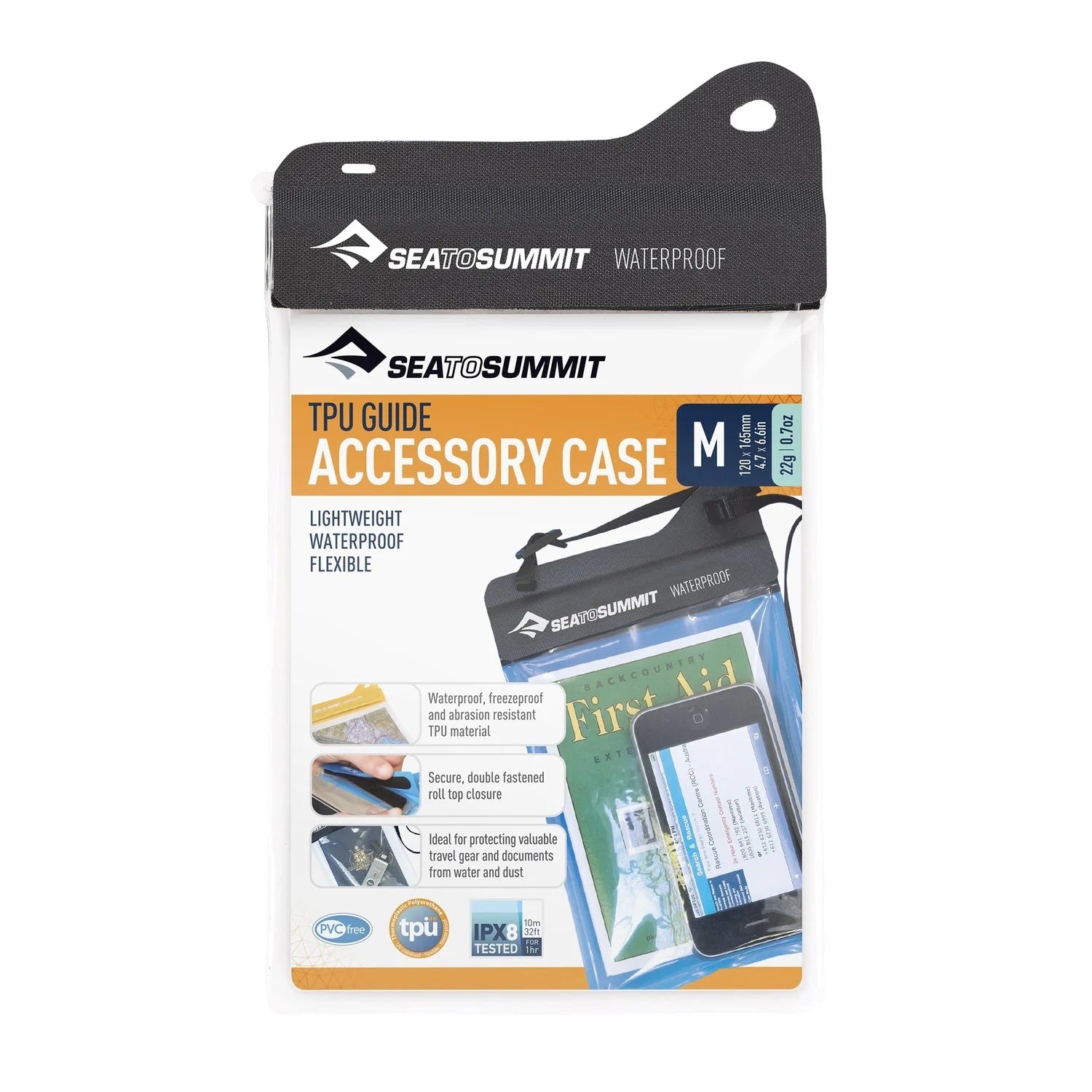 TPU Accessory Case Waterproof BLACK / S