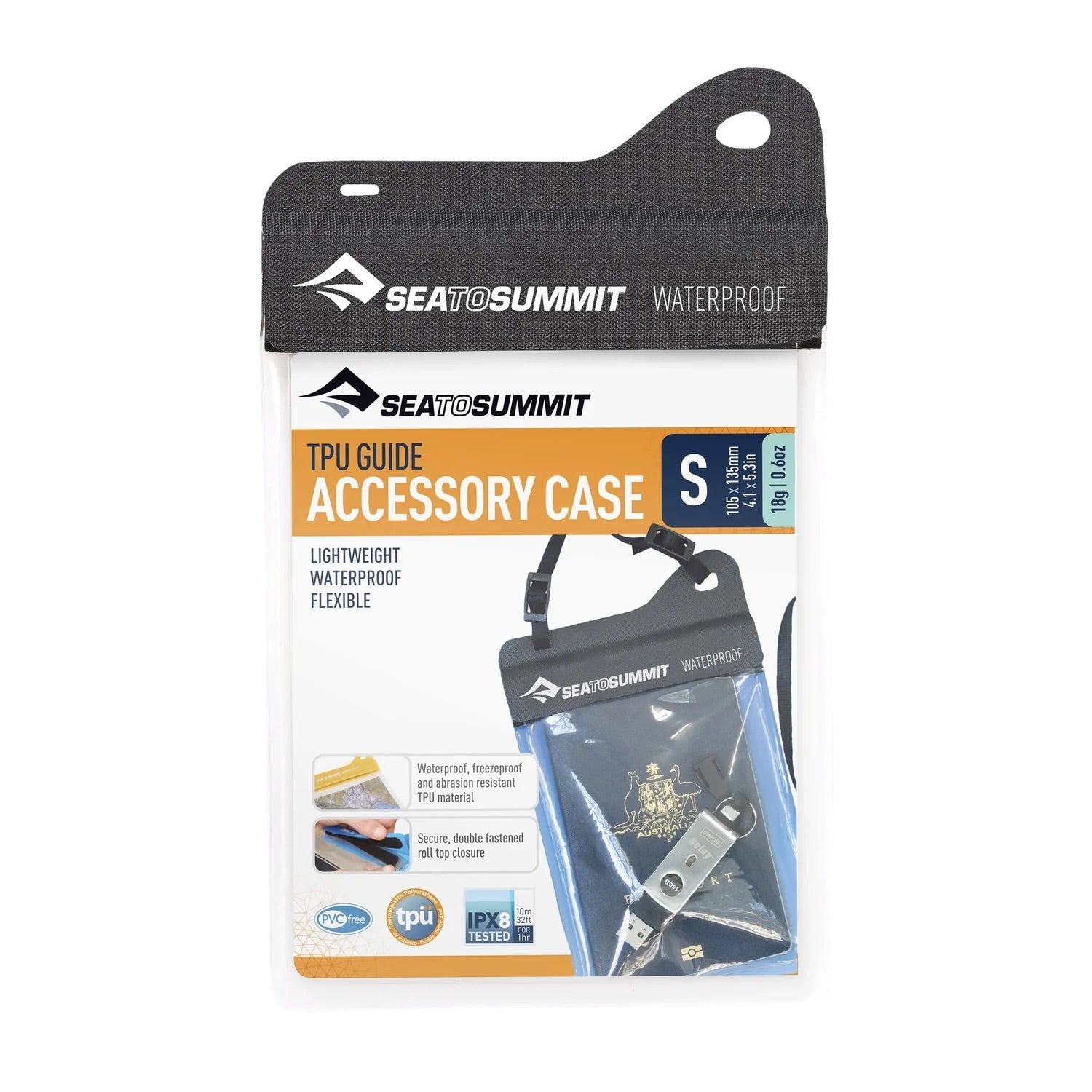 TPU Accessory Case Waterproof BLACK / S