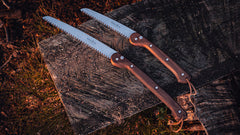 Ljusnan Vikbar Handsåg Valnöt & Rostfritt Stål WALNUT / 180 MM