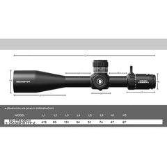PRS 5-25x56 ED Gen2 FFP MRAD Belyst Kikarsikte 1 ST