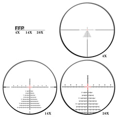 PRS 4-20x52 ED Gen2 FFP-Z MRAD Belyst Kikarsikte 1 ST