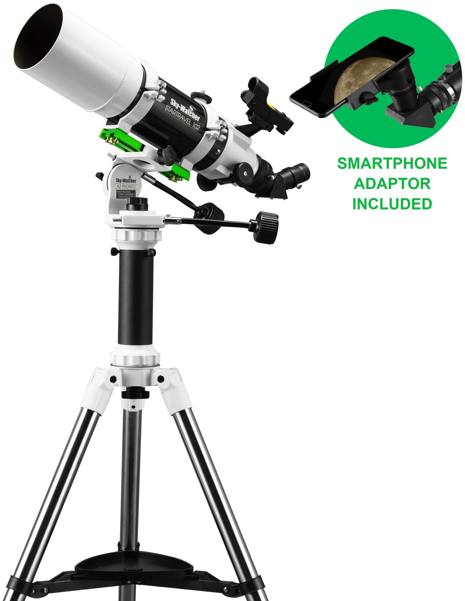Startravel-102 F/500 AZ Pronto Alt-AZ Refractor Telescope