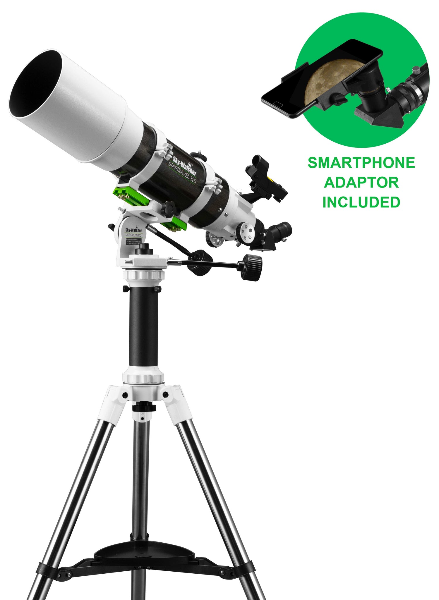Startravel-120 F/5 AZ Pronto Alt-AZ Refractor Telescope