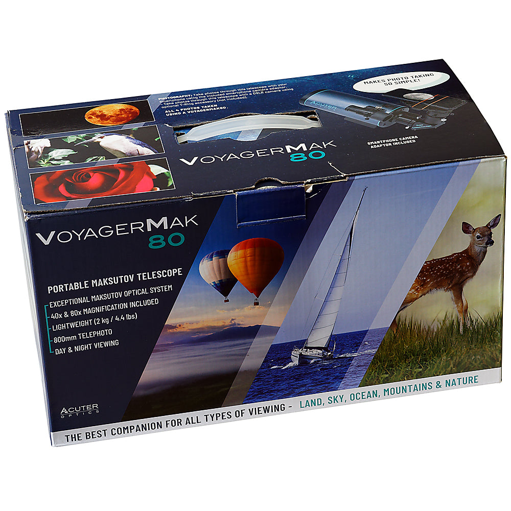 Acuter Voyager MAK80 Maksutov-Cassegrain Telescope OTA