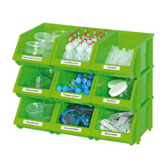 Stapelbar box för labutrustning EN STL