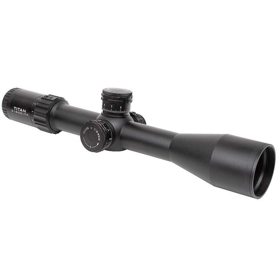 Titan 3-18x50 FFP MIL Belyst 34 MM